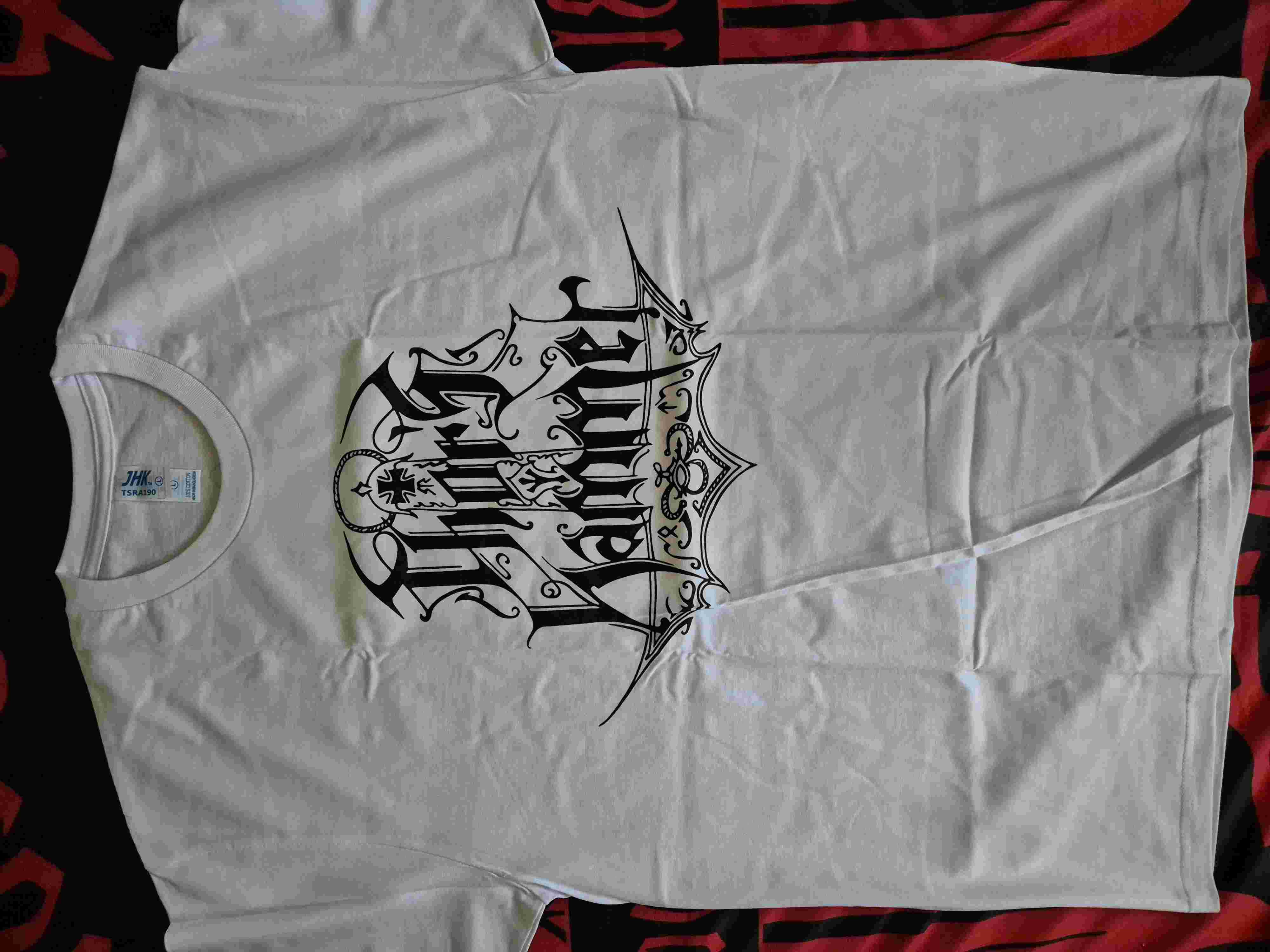 Thor's Hammer T-SHIRT WHITE - Eastern Blood Productions image 1