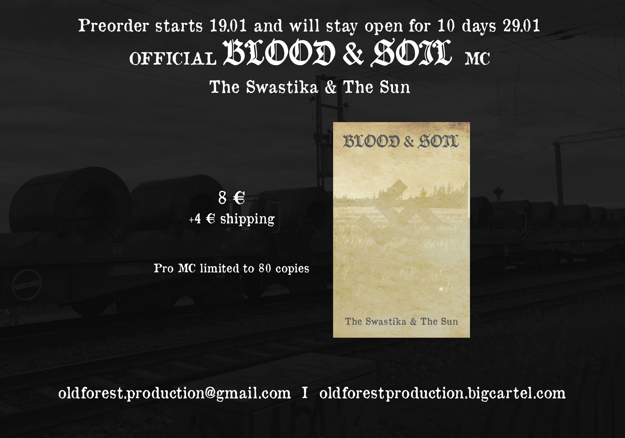 BLOOD & SOIL: The Swastika & The Sun MC - Old Forest Production image 1