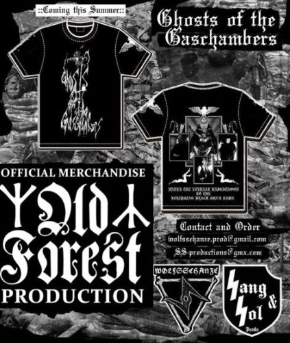 Ghosts of the Gaschamber  official tshirt Sold Out !!! - Old Forest Production/Sang et Sol Productions image 1