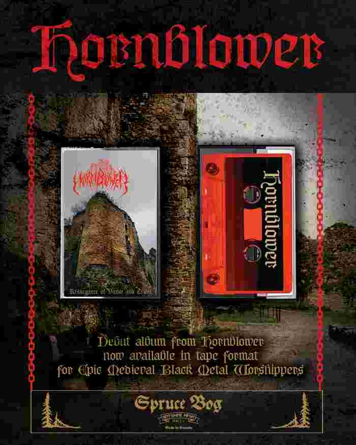 Hornblower (Canada) - The Resurgence of Virtue and Crime (Demo 2025) tape  -  Spruce Bog image 1
