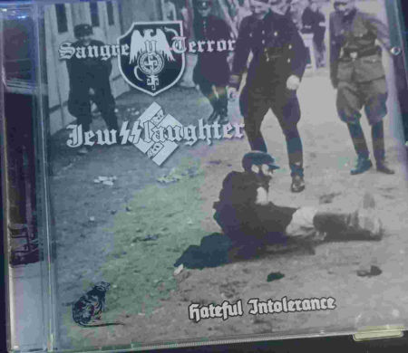 Sangre y Terror / Jew@laughter - Hateful Intolerance split cd  - Old Forest Production image 3