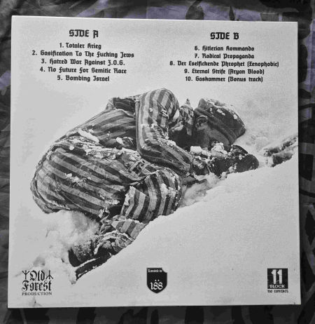 Jew@laughter - Global Extinction of the Jewish Race Lp  Sold Out !!!! - Old Forest Production/Block 11  image 3