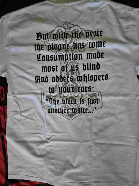 Thor's Hammer T-SHIRT WHITE - Eastern Blood Productions image 2