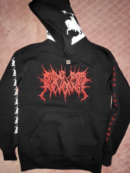 Ride for Revenge - Feed the Infamy  official hoodie - Old Forest Production image 3