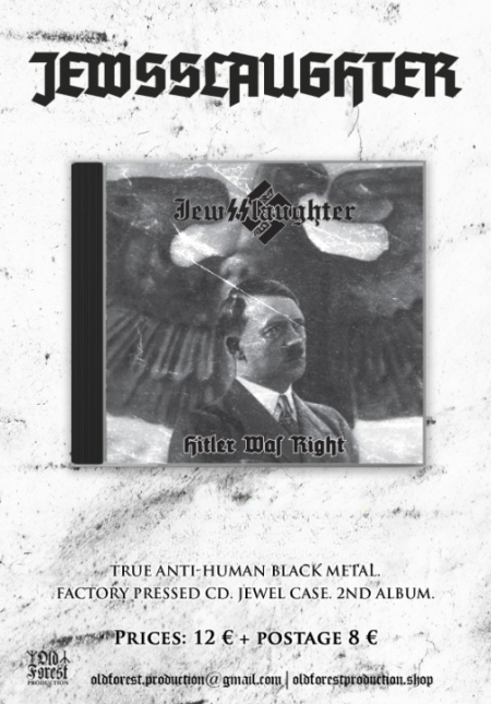 Jew@laughter- Hitler Was Right cd  - Old Forest Production image 4