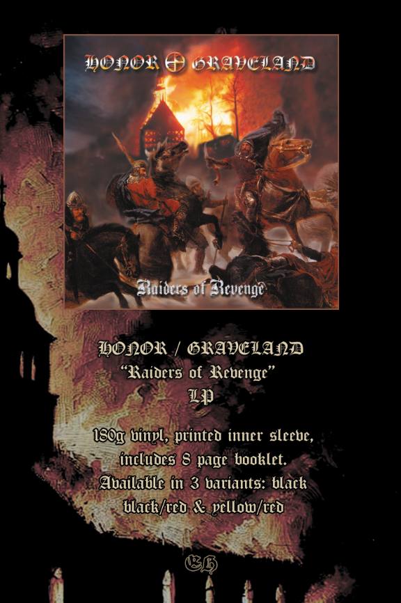 Honor / Graveland - Raiders of Revenge / split -  Lp  black  image 1